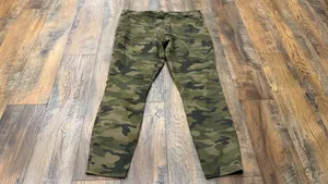 GAP Legging Skimmer Camo Skinny Jeans Women's Size 14 / 32, Green Khaki thumbnail 6