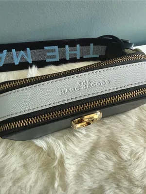 Marc Jacobs The Snapshot Navy Blue Sea Crossbody Camera Bag. Measures approximat thumbnail 6