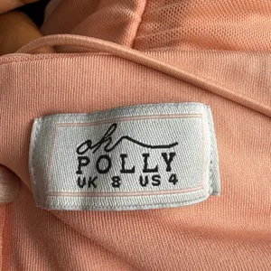 Oh Polly sz 4 Peach‎ Ruched Halter Cutout Mesh Bodycon Mini Dress Party thumbnail 6