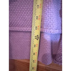 Free People FP‎ Beach Mauve Purple Waffle Knit Henley Sweater XS Relaxed Fit thumbnail 5
