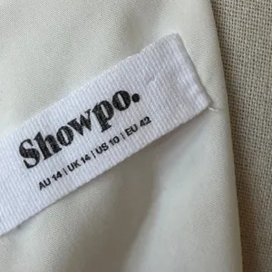 Showpo White Mini Long Blouson Sleeve Plunge V-Neck Ruched Dress thumbnail 5