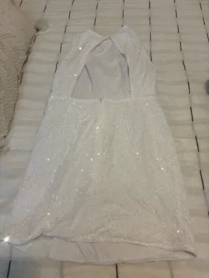 Amazon White Sparkly Dress thumbnail 2