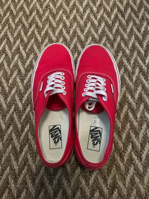 Vans Red Authentic Shoes thumbnail 6