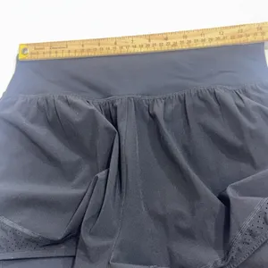 Spanx Black Athletic Running Gym Flowy‎ Short w/ Slimming Bike Shorts Size Large thumbnail 11