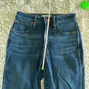 Madewell Curvy High‎ Rise Jeans size 25 Slim Straight Skinny Dark Wash Everyday thumbnail 7