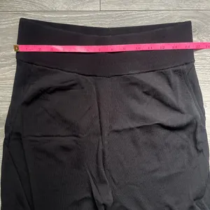 & Other Stories Black Pull On Wide Leg Pants Elastic Waist Size M Classic Casual thumbnail 6