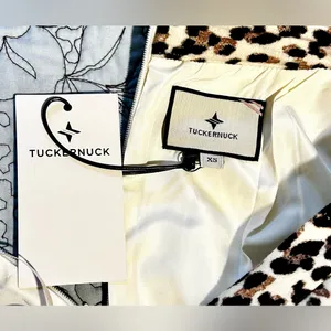 NWT TUCKERNUCK Murphy Leopard A-Line Mini Skirt XS Preppy Chic Womens XS 💛 thumbnail 11