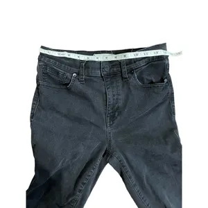 Madewell High Rise Skinny Jeans Faded Black Denim sz‎ 28 thumbnail 5
