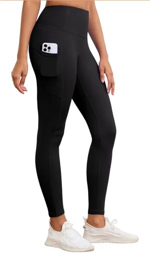 Amazon Black High-Rise Women's Stretch Pants thumbnail 1