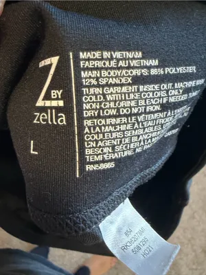 Z by Zella Perform Luxe High Waist Band 7/8" leggings size large black thumbnail 3
