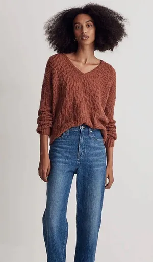 Madewell Alna V-Neck Sweater thumbnail 10