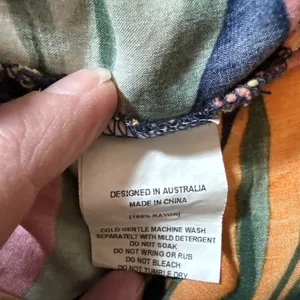 Anthropologie Abel The Label Tropical Leonard Dress XS‎ thumbnail 6