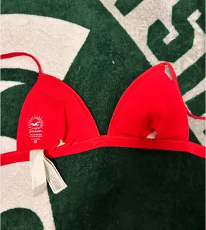 Hollister Red Bathing Suit Triangle thumbnail 2