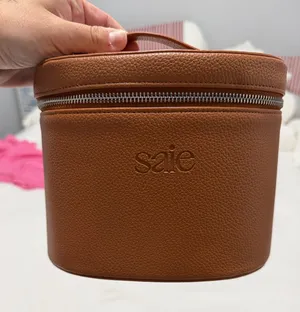 Saie makeup bag Brown thumbnail 1