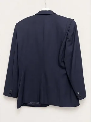 Jones Vtg New York Size 12 Navy Blazer Made in USA thumbnail 3