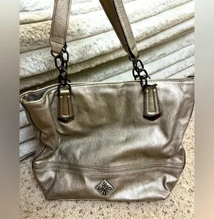 Simply Vera metallic grey purse Gray thumbnail 1