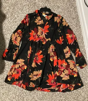 Floral Oversized Tunic Dress thumbnail 3