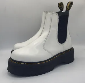 Dr. Martens White Platform Doc Martens 2976 Quad thumbnail 1