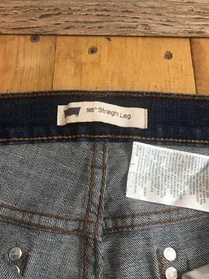 Levi's Vintage Women’s 505 Straight Leg Jeans SZ W28 L30 99% Cotton In EC thumbnail 10