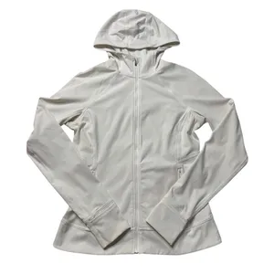 Lululemon White Hooded Full Zip Athletic Jacket Size 8 Dash into Dusk thumbnail 5