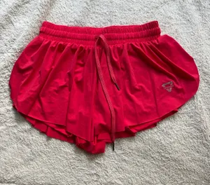 Red Amazon Athletic Shorts Flowy thumbnail 1