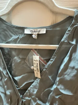 Madewell NWT  Wrap Bell Sleeve Blouse thumbnail 7