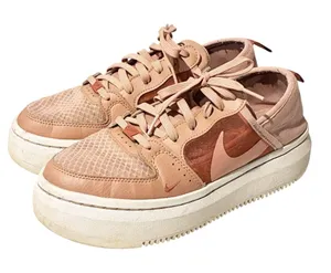 Nike Court Vision Alta TXT Rust‎ Pink Platform Size 9.5 Sneakers thumbnail 1