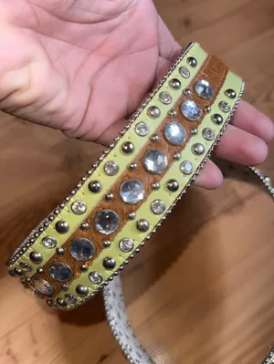 Green rhinestone belt Small thumbnail 1
