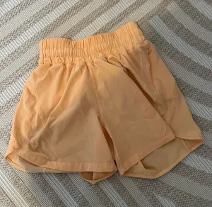 Lululemon Hotty Hot Shorts High-Rise 4" Orange thumbnail 1