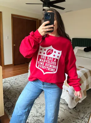 Taylor Swift NFL Crewneck thumbnail 1
