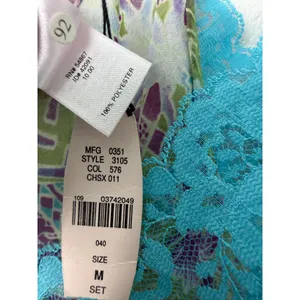 Victoria's Secret Vintage 2000 Y2K Lace Floral Babydoll Slip Dress Medium NEW thumbnail 5