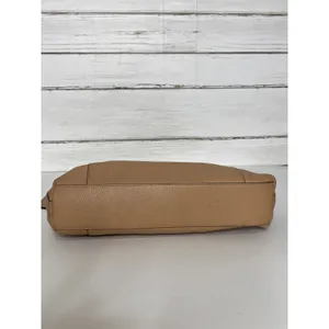 Coach Pebbled Leather Scout Hobo Shoulder Bag Tan Beige Gold Tone Hardware thumbnail 12