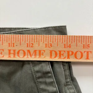 Madewell High Rise Utility Pants Green Herringbone‎ Cotton Blend Women's Size 26 thumbnail 6