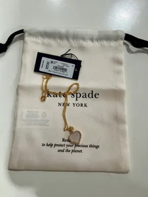 Kate Spade Gold Heart Necklace thumbnail 2