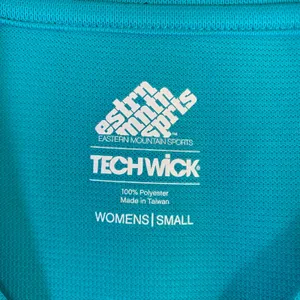 EMS Eastern Mountain Sports Techwick Teal‎ Athletic Top Womens Small Gorpcore thumbnail 2