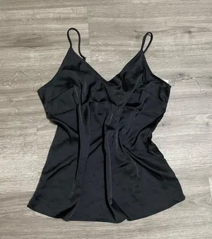Stars Above Black Silk Top thumbnail 1