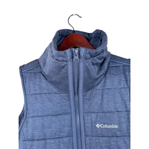 Columbia Place‎ to Place Vest Women Size S Blue Quilted Full Zip Funnel Neck thumbnail 5