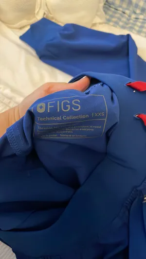 FIGS Royal Blue Pants  thumbnail 3
