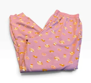 PINK pumpkin spice pajama pants Size L thumbnail 1