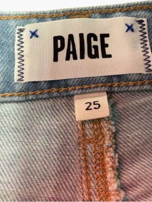 PAIGE Denim Wide-Leg Women's Jeans in Light Blue thumbnail 5