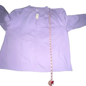 Aerie Easy Street Oversized Sweatshirt XL NWT Peasant Boho‎ Lavender Purple Boxy thumbnail 7