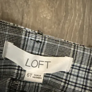 Loft The Riviera Slim plaid pants 6 Tall Work Career Trousers NWT thumbnail 3