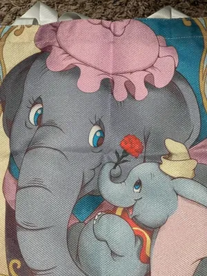 Disney Collection Dumbo Extra Large & Roomy Canvas Tote Bag thumbnail 3