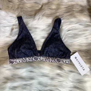 🖤 ATHLETA Aqualuxe Batik Bikini Top‎ thumbnail 4