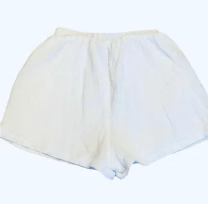 Princess Polly White Linen Look Lined Shorts High Waist Pockets Elastic Waist S thumbnail 4