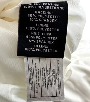 Urban Outfitters Avec Les Filles Faux Leather Puffer Jacket Button Down White M thumbnail 4