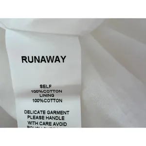 RUNAWAY THE LABEL Tanala Maxi Dress White Large Wedding Guest Pockets Beach thumbnail 9