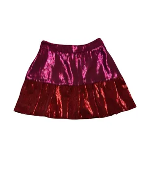 ✨ Queen of Sparkles Two Tone Sequin Mini Skirt Size Small ✨ thumbnail 2