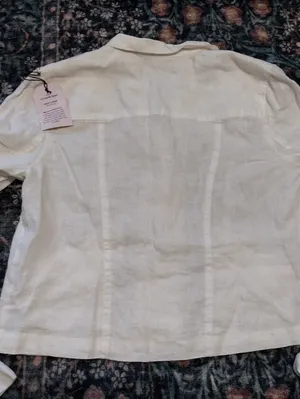 NEW Cabi 333 Topside topper Linen Jacket thumbnail 4