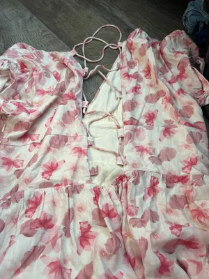 Petal & Pup Clementine Mini Dress - Cream Floral size XL thumbnail 16